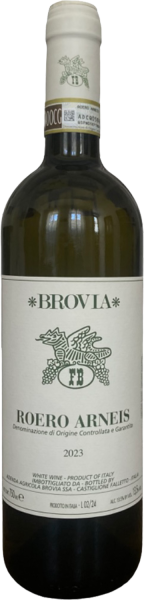 Вино Белое Сухое Brovia Arneis Roero 2023 0,75 л фото