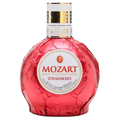 Ликер Mozart White Chocolate Cream Strawberry 0,50 л фото