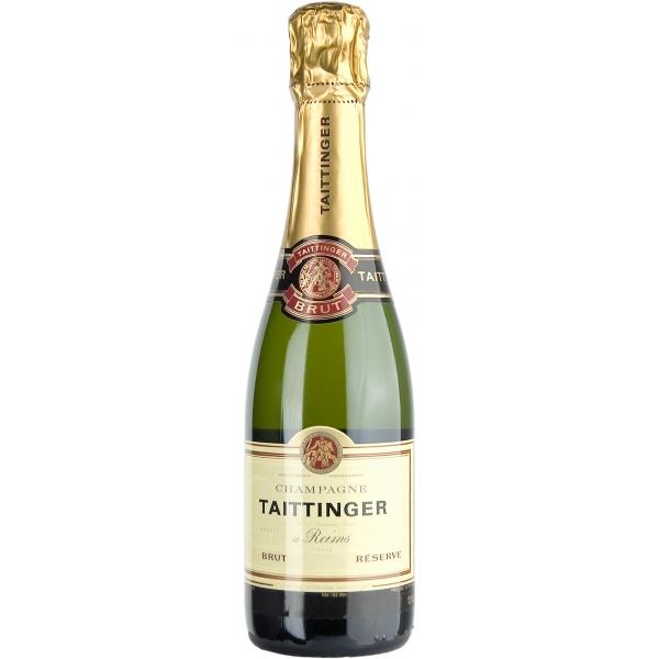 Вино игристое Белое Брют Taittinger Reserve Brut Champagne 0,375 л фото