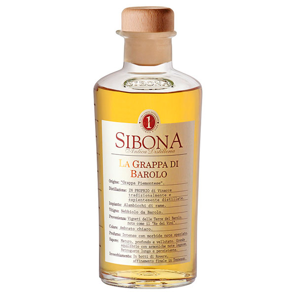 Граппа Sibona La Grappa di Barolo 0,5 л фото