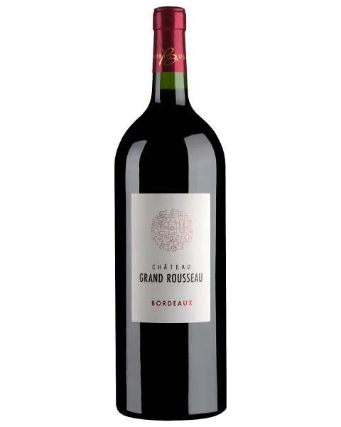 Вино Красное Сухое Chateau Grand Rousseau 2020 1,5 л фото