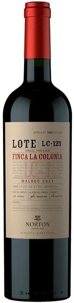 Вино Красное Сухое Norton Lote Finca La Colonia LC-121 Lujan de Cuyo 2021 0,75 л фото