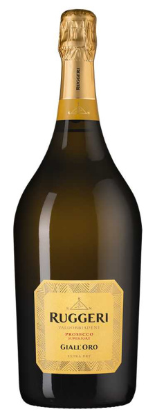Вино игристое Белое Сухое Ruggeri Giall'Oro Valdobbiadene Prosecco Superiore 2024 1,5 л фото