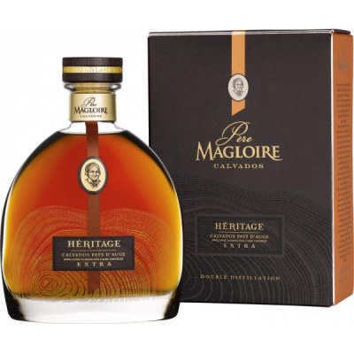 Кальвадос Pere Magloire Heritage Extra Pays d'Auge in gift box 0,70 л фото