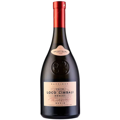 Вино Красное Сухое Loco Cimbali Merlot Sevastopol 2020 0,75 л фото