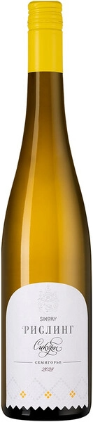Вино Белое Сухое Sikory Riesling Semigorie 2024 0,75 л фото