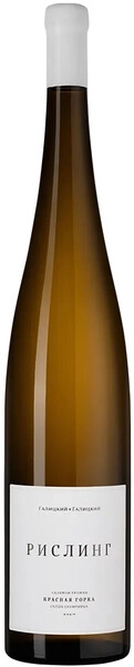 Вино Белое Сухое Galitskiy & Galitskiy Krasnaia Gorka Riesling Kuban Anapa 2024 1,5 л фото