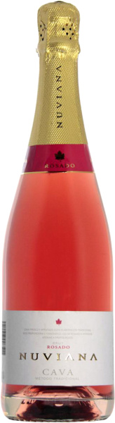 Вино игристое Розовое Брют Nuviana Rosado Cava in gift box 0,75 л фото