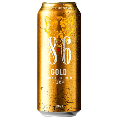 Пиво 8.6" Gold in can 0,50 л фото