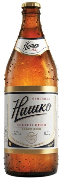 Пиво Светлое Nisko Original Lager 0,5 л фото