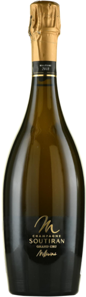Вино игристое Soutiran Millesime Grand Cru Brut Champagne 2020 0,75 л фото