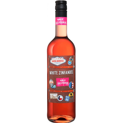 Вино Розовое Полусладкое Zimmermann-Graeff & Muller Santa Monica White Zinfandel 2023 0,75 л фото