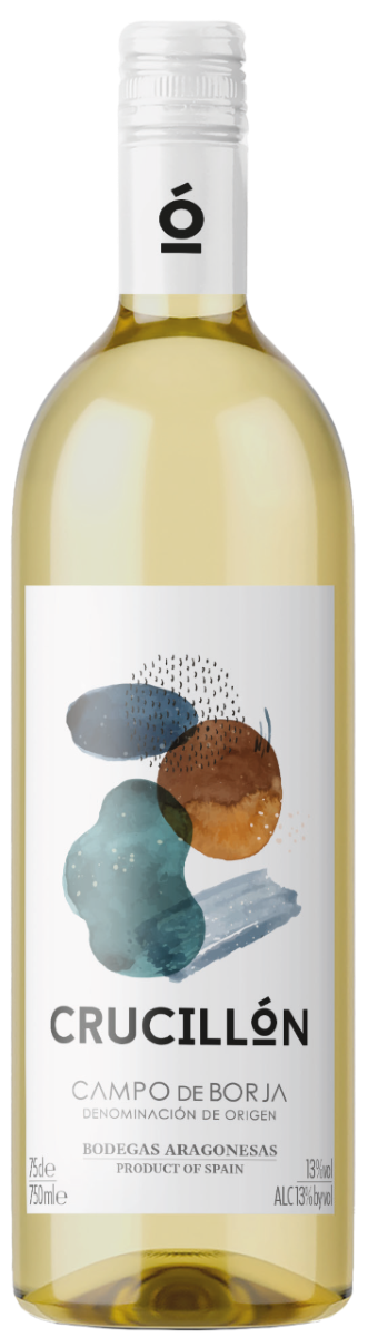 Вино Белое Сухое Bodegas Aragonesas Crucillon Blanco 2021 0,75 л фото