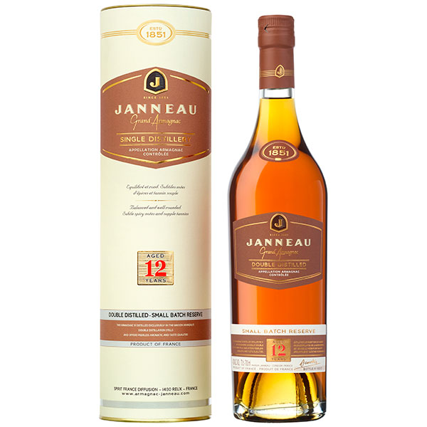 Арманьяк Janneau 12 ans in tube 0,70 л фото