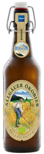 Пиво Светлое Hirschbrau Allgauer Okobier 0,5 л фото