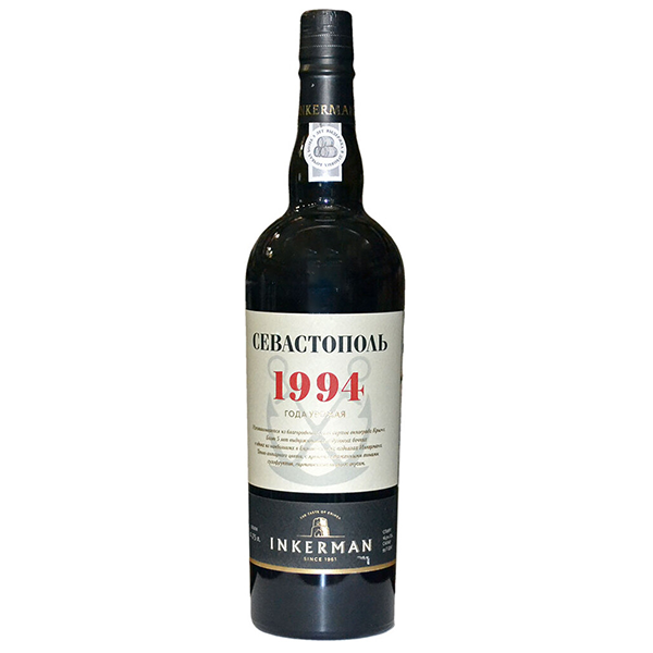 Вино креплёное Белое Сладкое Inkerman Sevastopol 1994 0,75 л фото