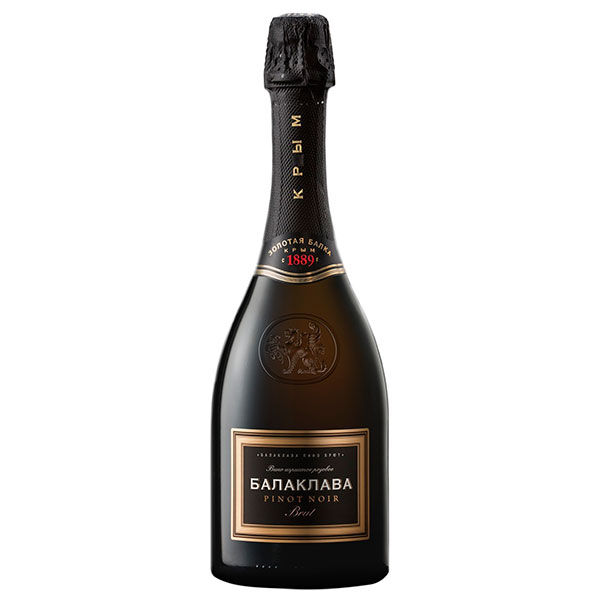 Вино игристое Розовое Брют Zolotaya Balka Balaklava Pinot Noir Brut 2021 0,75 л фото