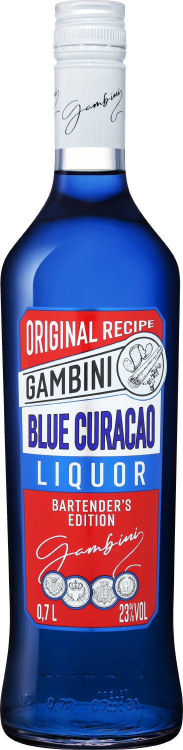 Ликер Gambini Blue Curacao 0,7 л фото