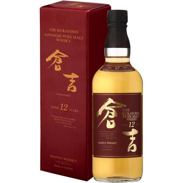 Виски The Kurayoshi Pure Malt 12 Years Old in gift box 0,70 л фото