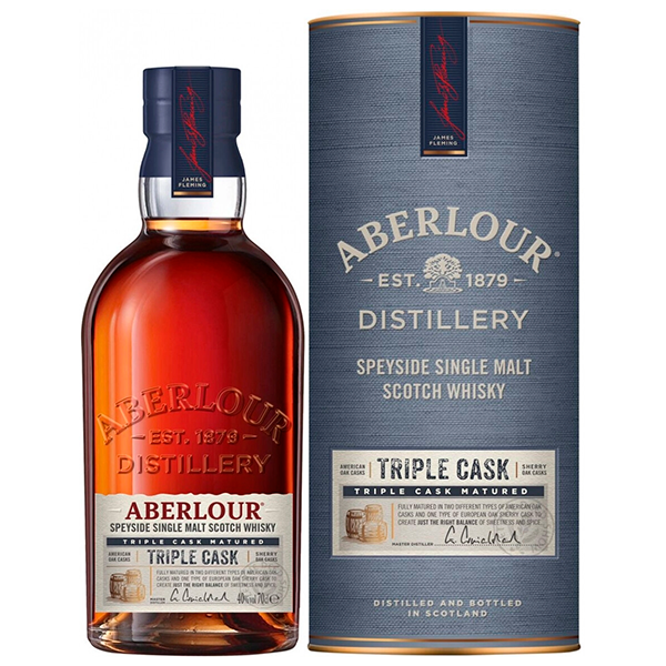 Виски Aberlour Triple Cask Single Malt Speyside in tube 0,7 л фото