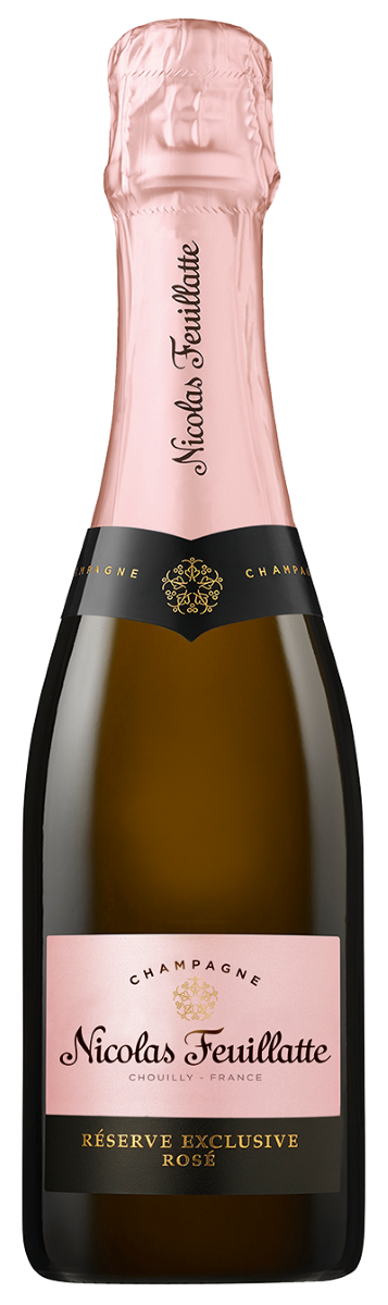 Шампанское Розовое Брют Nicolas Feuillatte Reserve Exclusive Rose Brut Champagne 2019 0,375 л фото