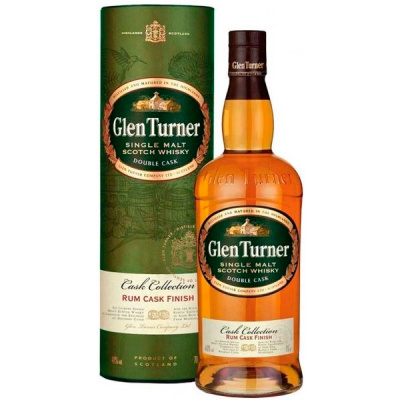 Виски Glen Turner Rum Cask Finish Single Malt Highland in tube 0,7 л фото