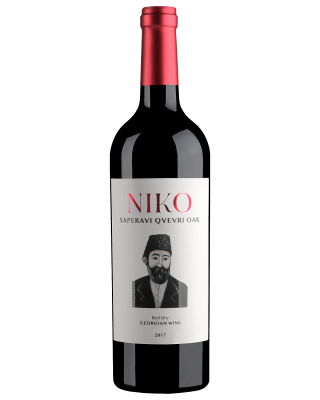Вино Красное Сухое Niko Saperavi Qvevri Oak 2017 0,75 л фото
