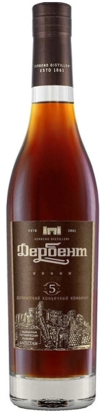 Коньяк Derbent 5 Stars 0,5 л фото