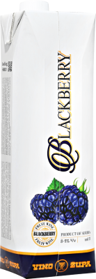 Плодовое вино Вино Зупа Ежевика полусладкое 9% 1 л фото