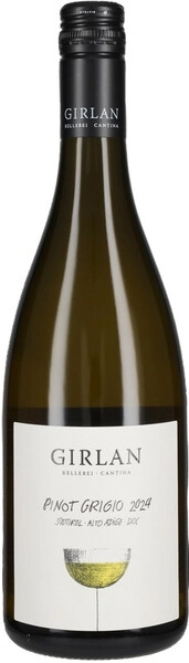 Вино Белое Сухое Girlan Pinot Grigio Alto Adige 2024 0,75 л фото