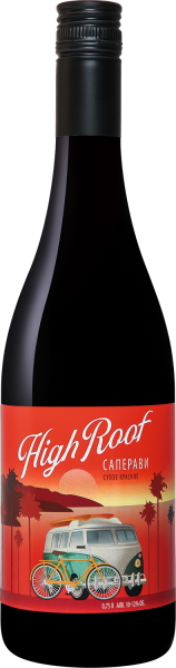 Вино Красное Сухое High Roof Saperavi 0,75 л фото