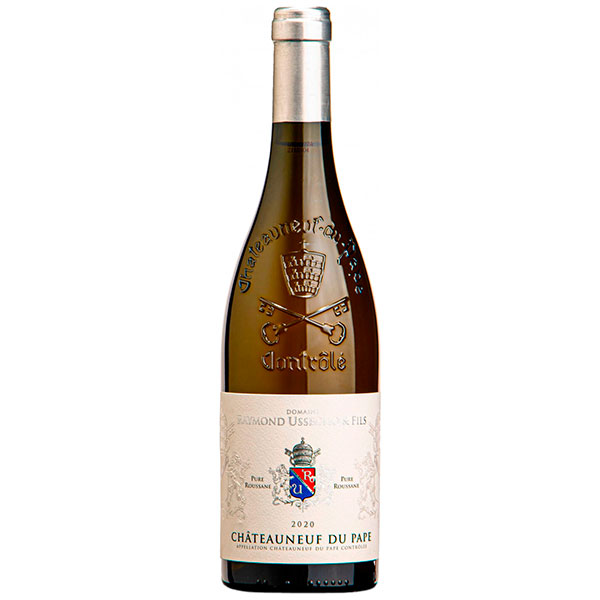 Вино Белое Сухое Domaine Usseglio Raymond & Fils Pure Roussane Chateauneuf du Pape 2020 0,75 л фото