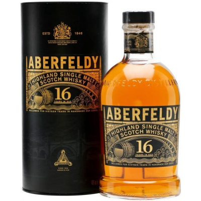 Виски Aberfeldy 16 Years Old Single Malt Highland in gift box 0,70 л фото