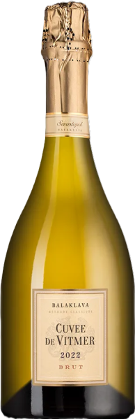 Вино игристое Белое Брют Cuvee de Vitmer Brut 2022 0,75 л фото