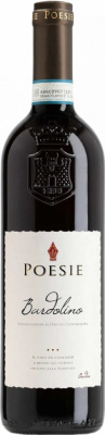 Вино Красное Полусухое Poesie Bardolino 2022 0,75 л фото