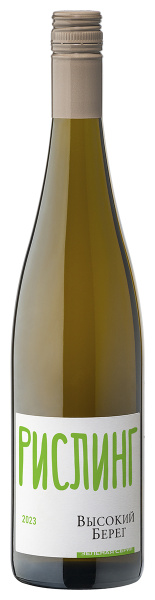 Вино Белое Сухое Visokiy Bereg Riesling Zelenaya Seriya 2023 0,75 л фото
