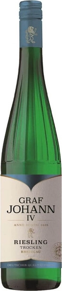 Вино Белое Сухое Hechtsheim Graf Johann IV Riesling Trocken Rheingau 2025 0,75 л фото