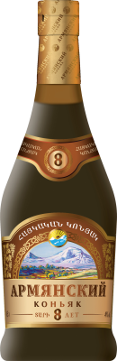Коньяк Vostan Armenian Brandy 8 Years 0,5 л фото