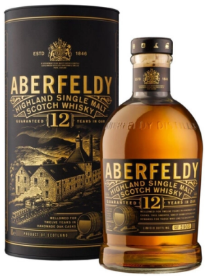 Виски Aberfeldy 12 Years Old Single Malt Highland in tube 0,7 л фото