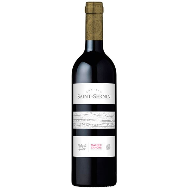 Вино Красное Сухое Chateau Saint-Sernin Malbec de Galets Cahors 2019 0,75 л фото