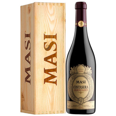 Вино Красное Полусухое Masi Costasera Amarone della Valpolicella Classico in wooden box 2016 0,75 л фото