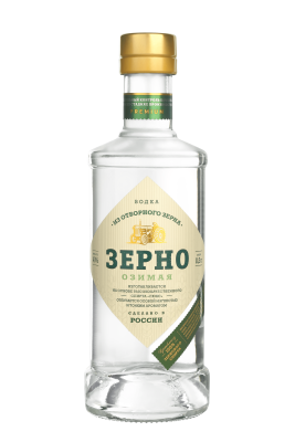 Водка Зерно Озимая 40% 0,5 л фото