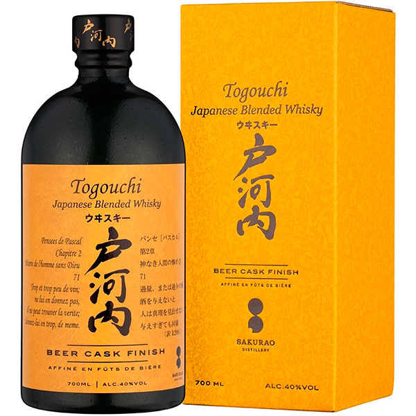 Виски Togouchi Beer Cask Finish in gift box 0,70 л фото