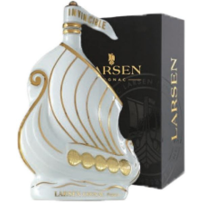 Коньяк Larsen Viking Ship White Fine Champagne in gift box 0,70 л фото