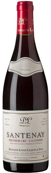 Вино Красное Сухое Domaine Louis Lequin et Fils Santenay Premier Cru La Comme 2021 0,75 л фото