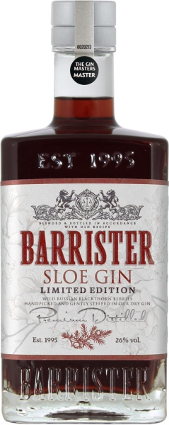 Джин Barrister Sloe Gin 0,7 л фото