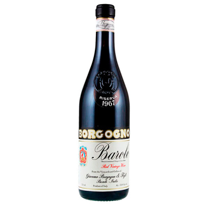 Вино Красное Сухое Borgogno Barolo Riserva 1967 0,72 л фото