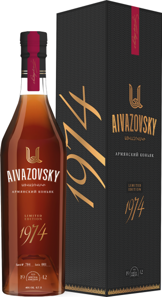 Коньяк Aivazovsky Limited Edition 1974 in gift box 0,7 л фото