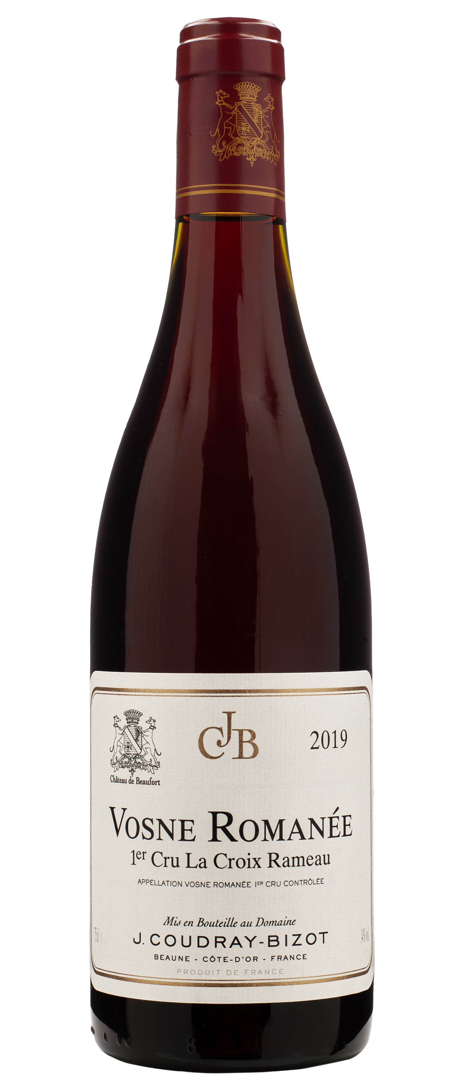 Вино Красное Сухое Domaine Coudray-Bizot Vosne-Romanee Premier Cru La Croix Rameau 2019 0,75 л фото