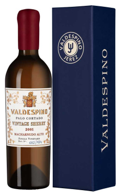 Херес Palo Cortado Macharnudo Alto Single Vineyard in gift box 2001 0,375 л фото